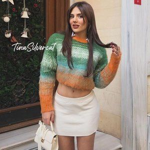 BLOGGER'S FAVE! Zara Brushed Effect Knit Sweater NWT